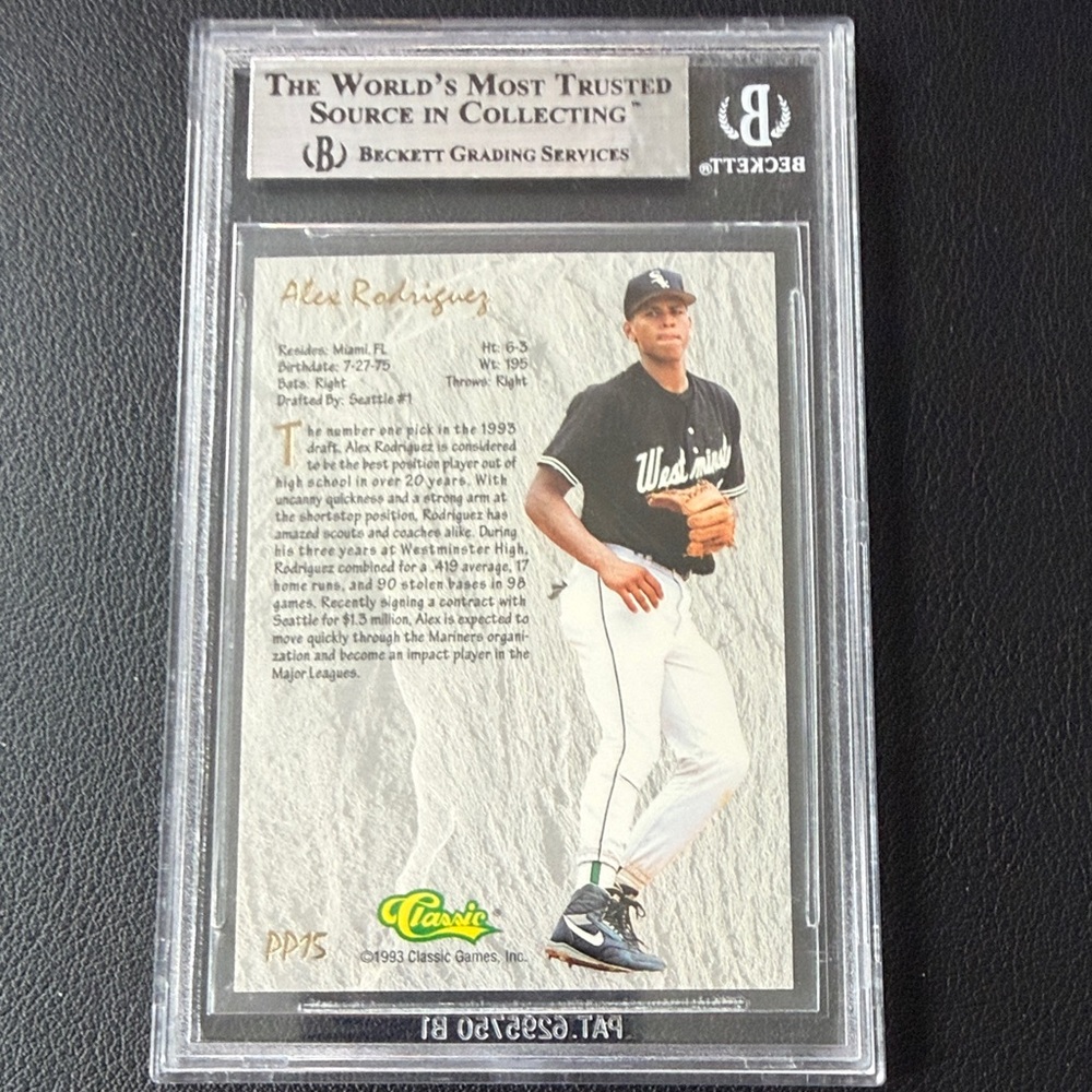1993 Classic Four Sport Power Pick Card - Picture 2 of 2